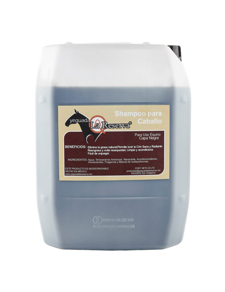 Shampoo Negro para Caballo 20 L